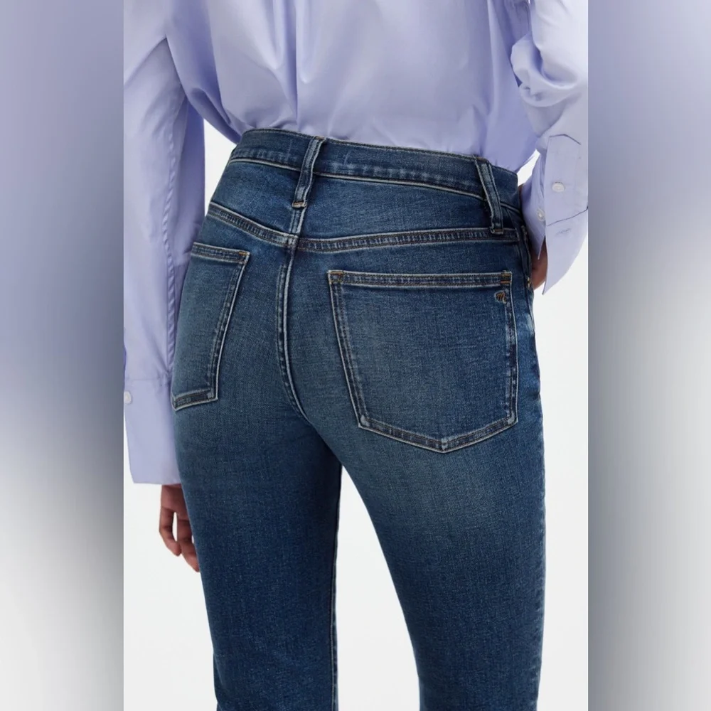EUC Madewell Kick Out Full Length Jean Sz 31 tear near pocket sew or patch incl - Picture 4 of 14